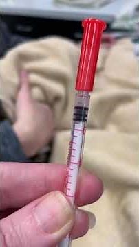 Administration of insulin to a cat with towel restraint