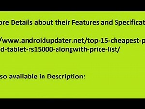 Best Cheapest Price Android Tablet of 2012