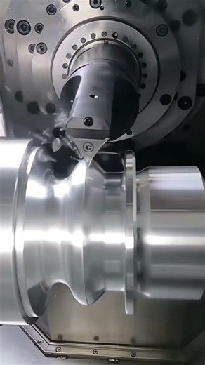 Advanced CNC Lathe Process for Creating Complex Industrial Curved Profiles