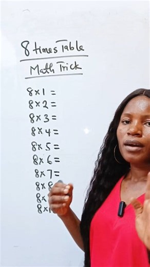 24K views · 372 reactions | 8 times table math tricks. #viralreelsfacebook #mathreels #mathtricks #mathematics | Jude's art | Facebook