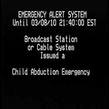 Emergency Alert System - DC Child Abduction Alert