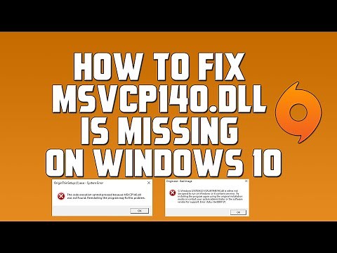How to Fix MSVCP140.dll is Missing on Windows 10