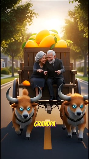 Grandpa & Grandma's Magical Mango Tree Turns Into Millions of Mangoes #ai #animatedcartoon