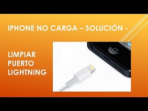 iPhone limpiar puerto lightning