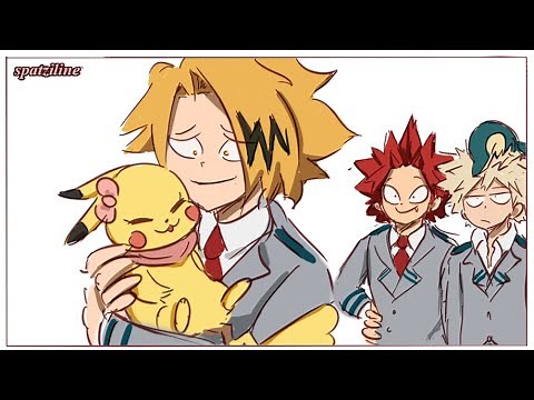 Kaminari and Pikachu [My Hero Academia Comics]