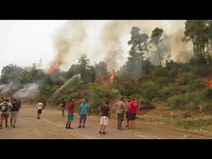 από την "κόλαση" των Κεχριών στη Βόρεια Εύβοια 5-8-2021