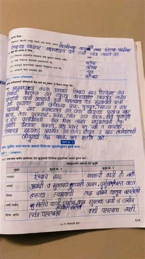 Std 9th || Marathi Workbook || Lesson 14. ते जीवनदायी झाड || #shorts #study #std9th