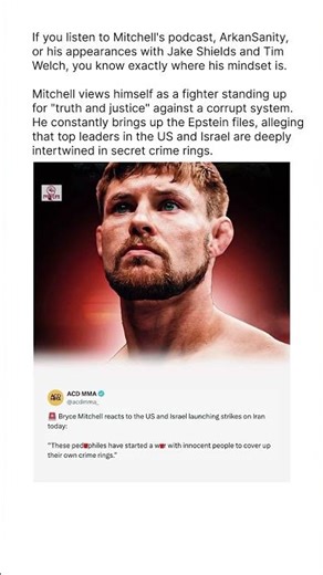 Bryce Mitchell stands against US-Israel