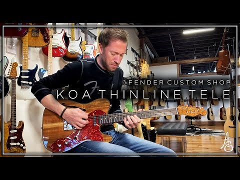 Fender Custom Shop Artisan Koa Thinline Telecaster