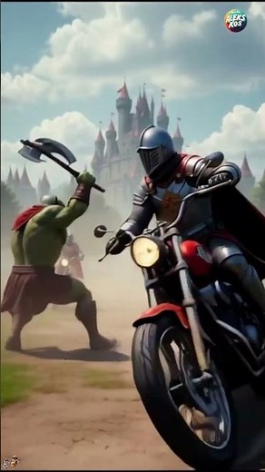 KNIGHT RIDERS VS ORCS 🤯 | Fantasy Meets the Open Road! 🏍️