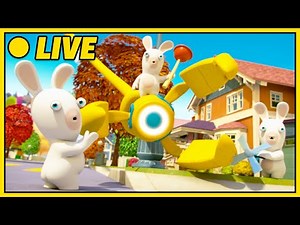 Rabbids Think They Can Land a Plane? Experts Disagree! ✈️😂 Rabbids Invasion 🐰 Best Cartoon for Kids