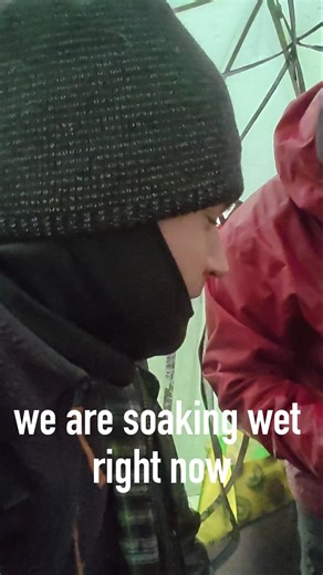 Behind The Scenes The Night We Got Soaked #camping #wet