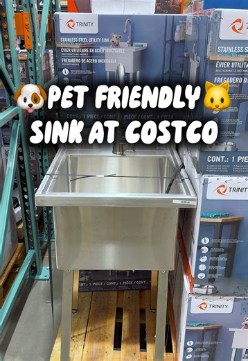 $90 Off Trinity Utility Sink at Costco for Pet Owners
