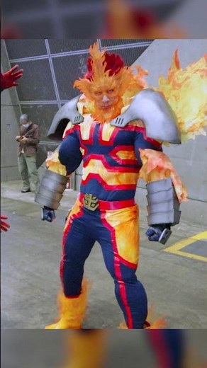 REAL LIFE ENDEAVOR 🔥🔥🔥 #myheroacademia #bokunoheroacademia #cosplay