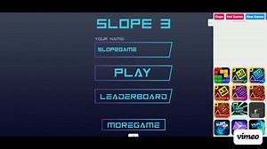 Slope Game – A Fast-Paced 3D Endless Runner