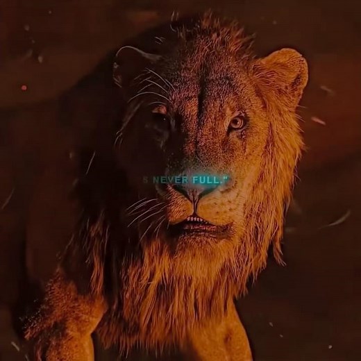 The Tragic End of Scar | The Lion King (2019) Cinematic Edit | #short #edit