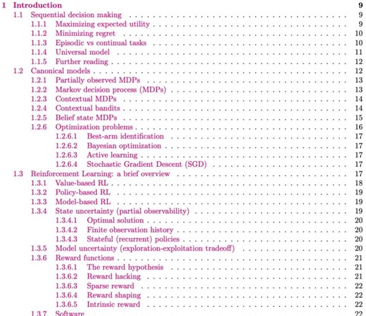 Master Reinforcement Learning with Comprehensive Guide by Kevin Murphy | Akhil Reddy Danda posted on the topic | LinkedIn