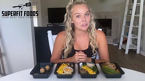 71K views · 51 reactions | We hope you are as excited to try our meals, as Kaylee is explaining them! ⁣Our 4 meal types include:⁣ Main Meals- traditional approach to clean eating⁣ Boost Meals- on the go approach to clean eating⁣ Breakfast- best way to start your day⁣ Snacks- sweets that aren’t cheats ⁣ Use code “”MEAL” for 25% off your first order(: | Superfit Foods | Facebook