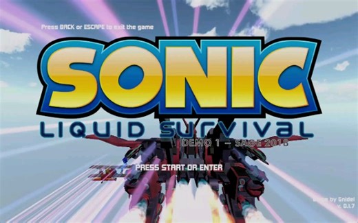 【同人游戏】同人3D:Sonic Liquid Survival试运行(成功克服视角杀)