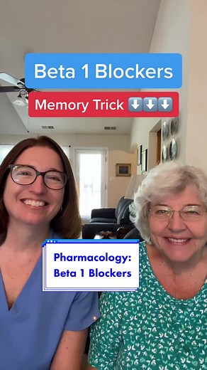 Cardioselective Beta Blockers: Cathy and Her Mom's Memory Trick