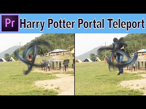 Premiere Pro Tutorial - Harry Potter Portal Teleport | Apparition Effect
