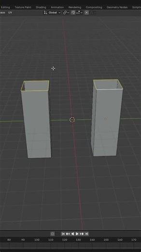 Blender Bridge Edge Loops দিয়ে Perfect Shape তৈরি // #blender #3d #shortsvideo