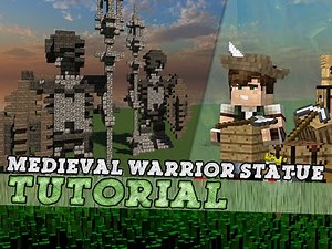Minecraft Tutorial: Epic Warrior Statue!
