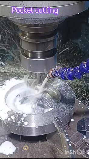 pocket cutting by milling machine