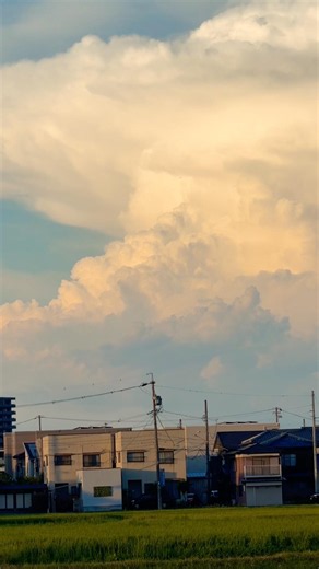 The Beauty of a Towering Cumulonimbus #sky #japan #thunderstorm #cumulonimbus
