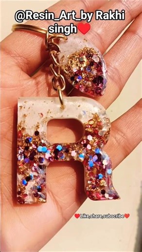 😱Resin keychai tutorial.... #resin #art #diy #artist #viralshort #viral #shorts #shortvideo #foryou