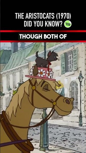 Did you know THIS about THE ARISTOCATS (1970)? Movie Facts & Trivia 5
