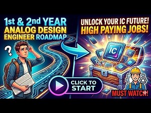 How to Get a ₹40LPA+ Job in VLSI! 🚀 Analog Design Roadmap for 1st & 2nd Year Students.