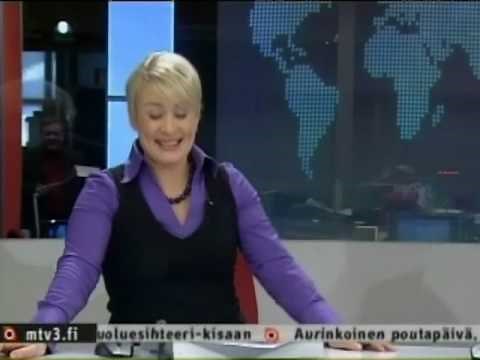 TV Anchor Falls off Chair
