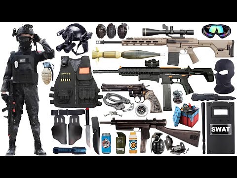 Special Forces Military Toy Gun Set Open Box,M79 Hunting Gun, Sniper Gun,M249 Light Machine Gun,Bomb