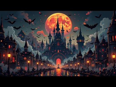 Haunted Halloween Night | Dark Gothic Music for Spooky Castle Vibes & Full Moon Chill