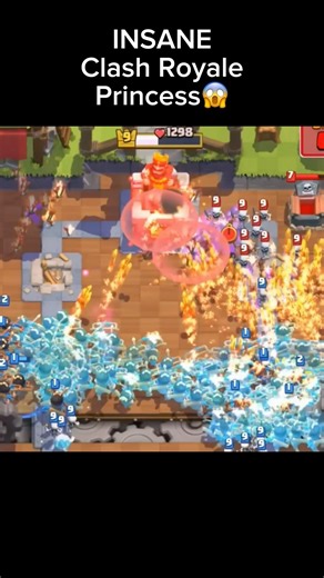 The Most Insane Princess Gameplay in Clash Royale