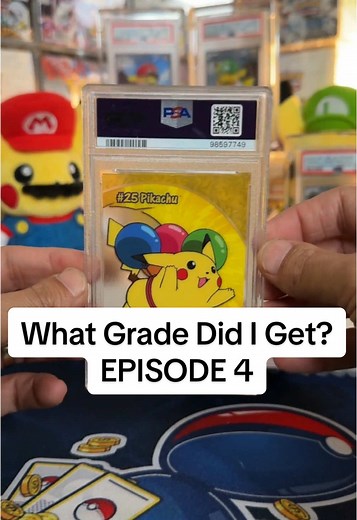 Episode 4 of What Grade Did You Get? Clear Pikachu Card & Squirtle Art Rare!