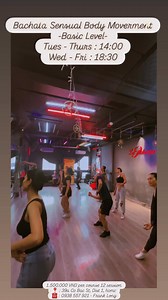 💖BACHATA SENSUAL – BODY MOVEMENT & ISOLATION ✨ 🎵 Ứng dụng body isolation & cách đi theo nhạc nhanh/chậm của các thể loại Bachata 🎵 Learn body isolation & walking to fast/slow beats → smooth & stylish. 🌀 Làm chủ chuyển động để cảm nhạc sâu hơnnnn. 🌀 Master your movement to feel the music deeper & dance more confidently. 🗓️ Lịch học / Schedule 👉 Tue – Thu : 14:00 👉 Wed – Fri : 18:30 📍 La Pachanga – 39A Cô Bắc, Quận 1, HCM 📲 0938 557 921 - Frank Long 🔗 Tham gia nhóm Zalo: zalo.me/g/iupwz