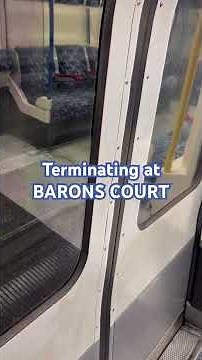 Piccadilly line TERMINATING at BARONS COURT
