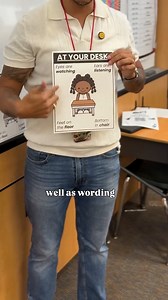 Heading back to the classroom is the perfect time to reset and review expectations. Using these visual posters has helped me with my own classrooms over the years. I recommend you try visual expectations with your students. Yet if you want to save time and have it already done/ready to go: Comment “POSTERS” and I’ll send you the link to mine! ✌️ #teachersofinstagram | Mr. Napoles