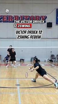 Victor DriveX 12 ZSWING Review by a non-techy girl #badminton #drivex12 #badmintonracketreview