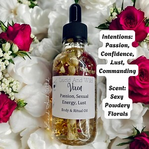 Vixen Oil, Sexual Passion Oil, Beauty Oil, Confidence Oil, Feminine Energy, Boost Attraction, Ritual Oil, Body Oil, Conjure Oil, Perfume - Etsy