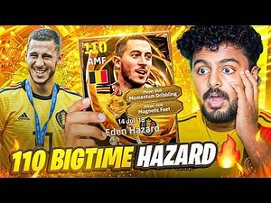 110 BIG TIME HAZARD IS A KING OF DRIBBLING🥶💥 AN ABSOLUTE MAGICIAN🔥 NEW BELGIUM VERSION IS A MONSTER🤯