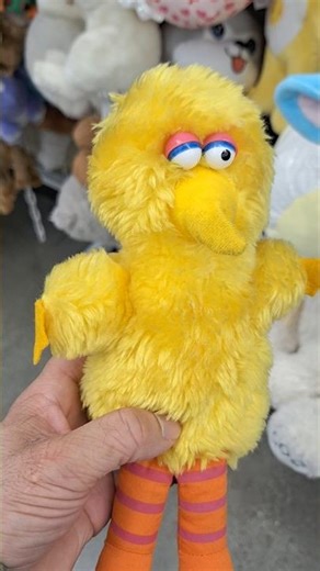 Vtg Big Bird sesame street plush plushie collectible toy item #goldhunter137