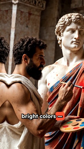 The Colorful Truth of Greek Statues | Interesting History & Fun Facts | Facebook