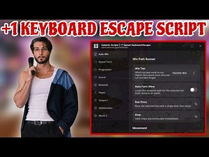 +1 Speed Keyboard Escape Script - NO KEY | Auto Win Farm (100% WORKING), Unlock Gamepasses & More! 🎤