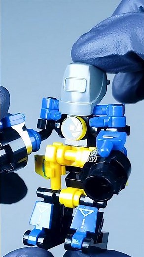 🤯 CUSTOM Mini Mecha Tutorial #robot #buildingblocks #shorts