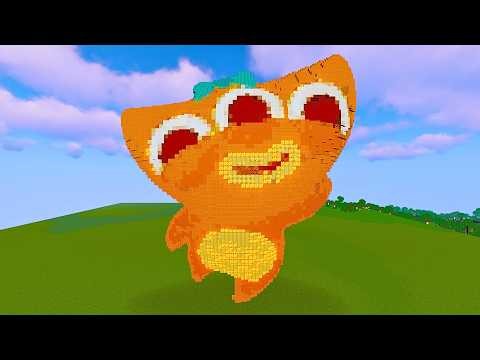 Abby 3D Art Build in Minecraft
