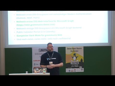 Grazer Linuxtage 2026 - grommunio - Bridging Reality: Open Source, Digital Sovereignty. Open Source,
