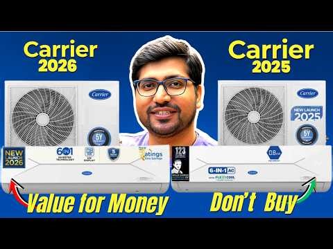 Carrier 1.5 Ton 3 Star & 5 Star 2026 vs 2025 models : My Honest Opinion ! ⚡